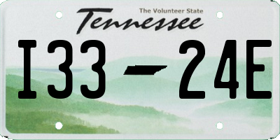 TN license plate I3324E