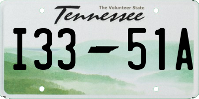 TN license plate I3351A