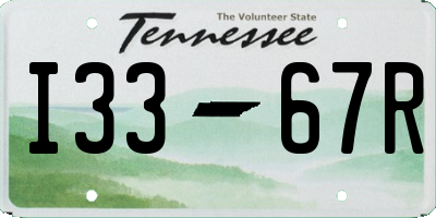 TN license plate I3367R