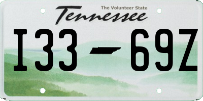 TN license plate I3369Z