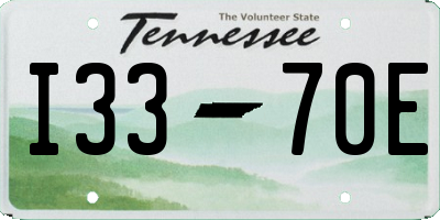 TN license plate I3370E