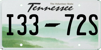 TN license plate I3372S