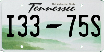 TN license plate I3375S