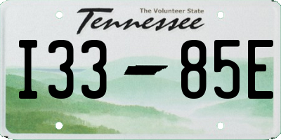 TN license plate I3385E