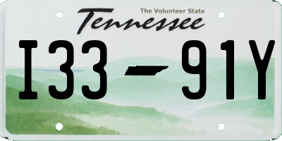 TN license plate I3391Y