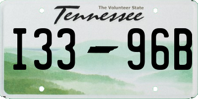 TN license plate I3396B