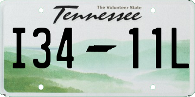 TN license plate I3411L