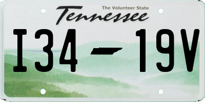 TN license plate I3419V
