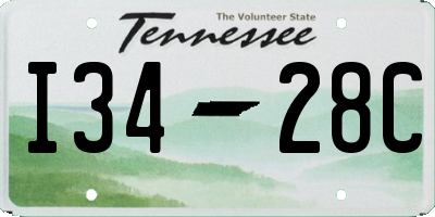 TN license plate I3428C