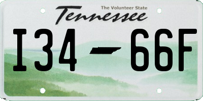 TN license plate I3466F