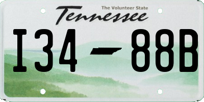 TN license plate I3488B