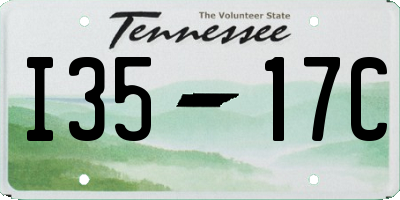 TN license plate I3517C