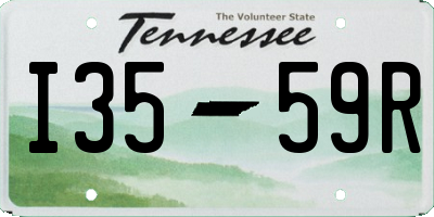TN license plate I3559R