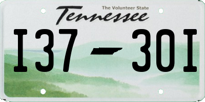TN license plate I3730I