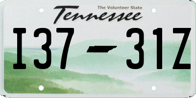 TN license plate I3731Z