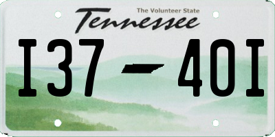 TN license plate I3740I