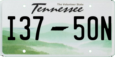 TN license plate I3750N