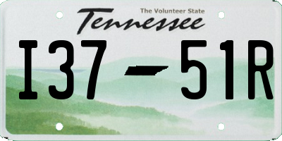 TN license plate I3751R
