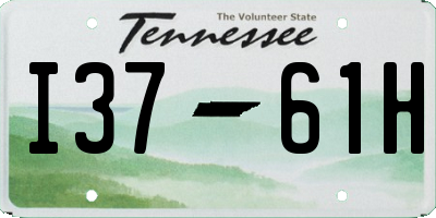 TN license plate I3761H