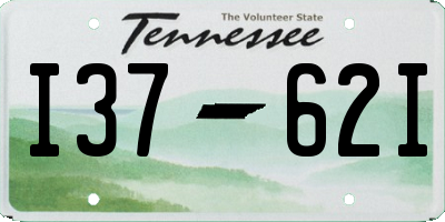 TN license plate I3762I