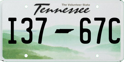 TN license plate I3767C