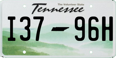 TN license plate I3796H