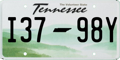 TN license plate I3798Y