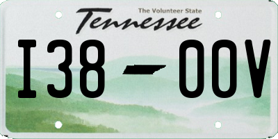 TN license plate I3800V