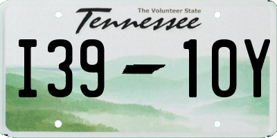 TN license plate I3910Y