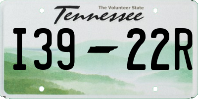 TN license plate I3922R