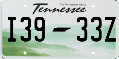 TN license plate I3933Z