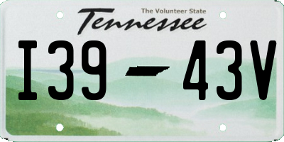 TN license plate I3943V
