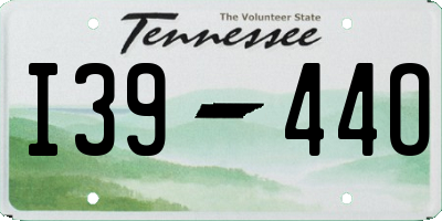 TN license plate I3944O