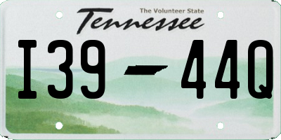 TN license plate I3944Q