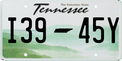 TN license plate I3945Y