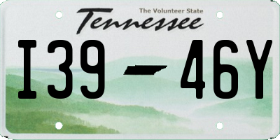 TN license plate I3946Y
