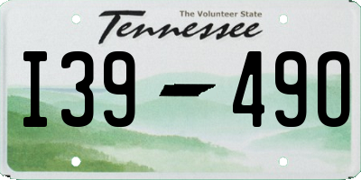TN license plate I3949O