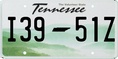 TN license plate I3951Z