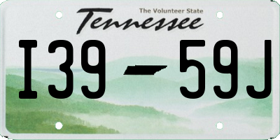 TN license plate I3959J