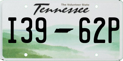 TN license plate I3962P