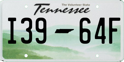 TN license plate I3964F