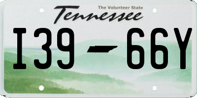 TN license plate I3966Y