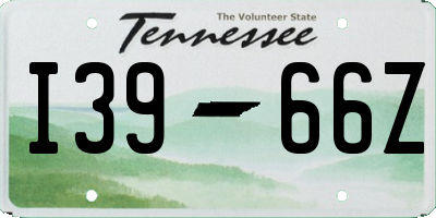 TN license plate I3966Z