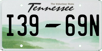 TN license plate I3969N