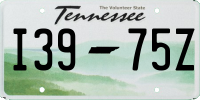 TN license plate I3975Z