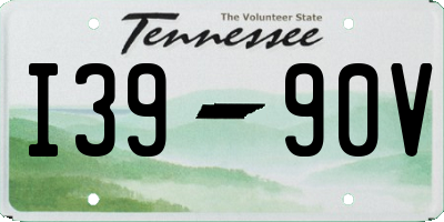 TN license plate I3990V