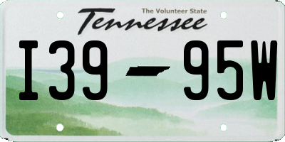 TN license plate I3995W