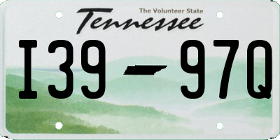 TN license plate I3997Q
