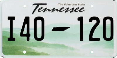 TN license plate I4012O