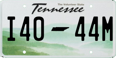 TN license plate I4044M